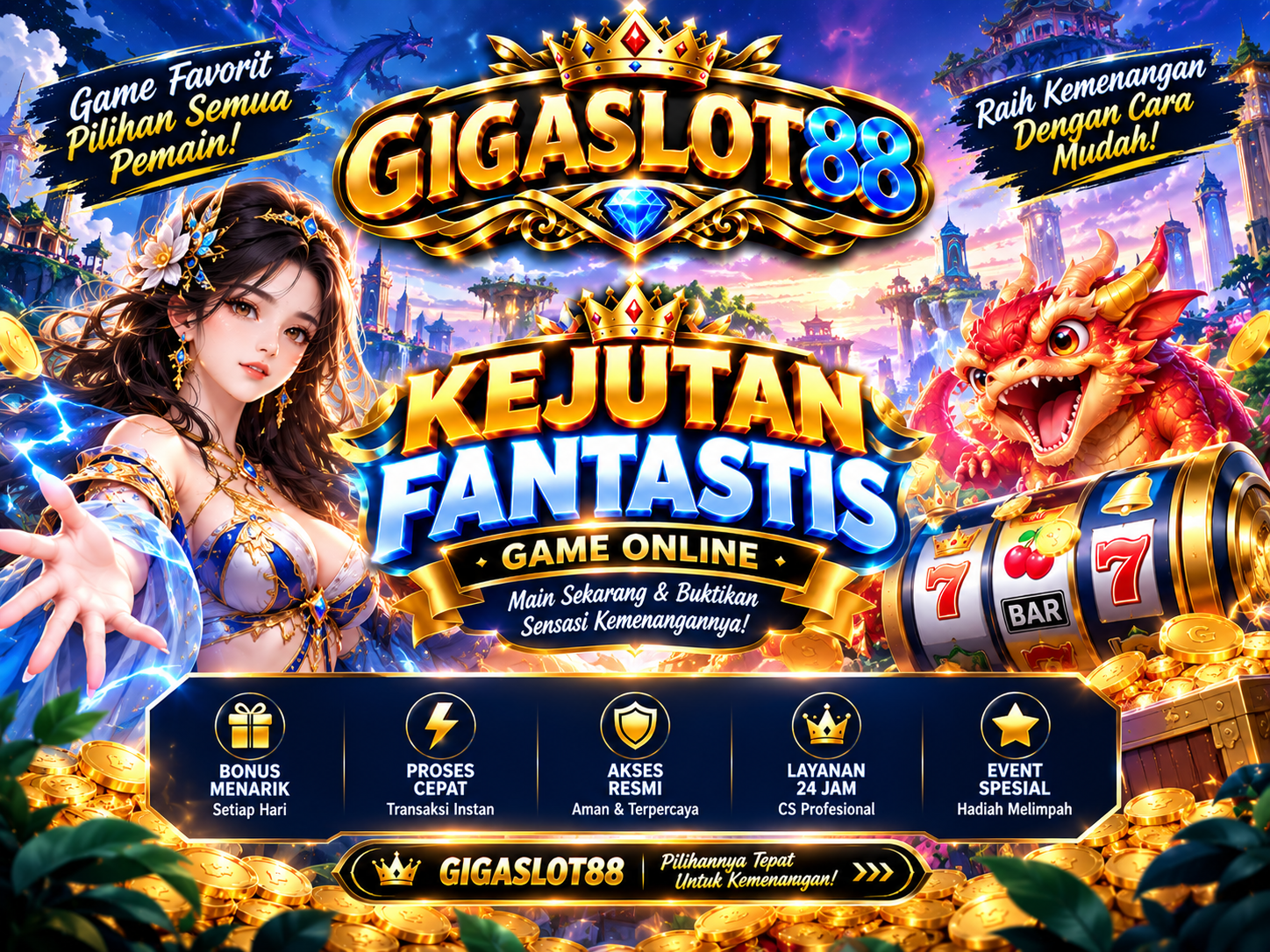 GIGASLOT88 - Situs Hiburan Game Online Kejutan Fantastis Dengan Tampilan Modern 2027